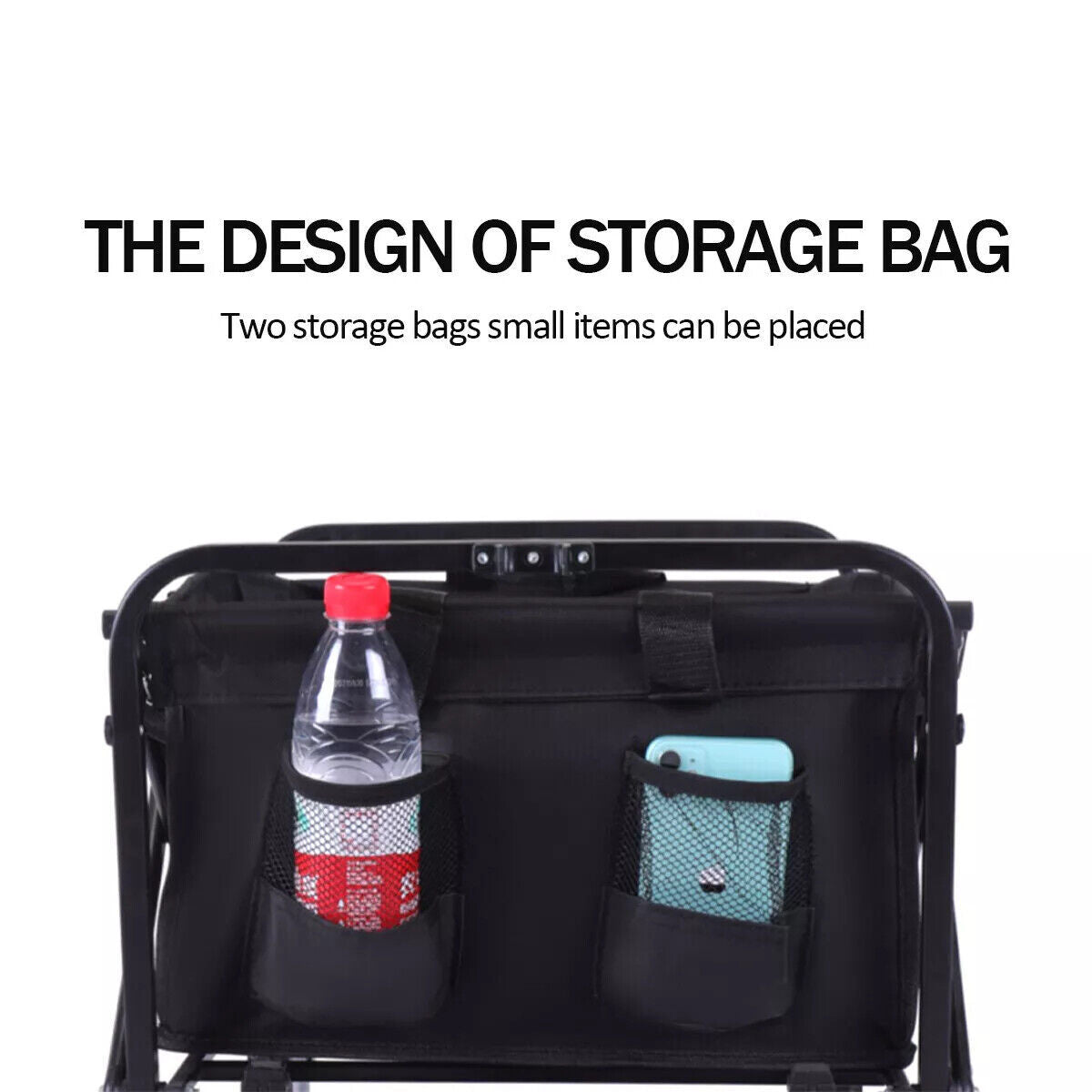 Large Foldable Outdoor Garden Beach Camping and Storage Trolley Cart